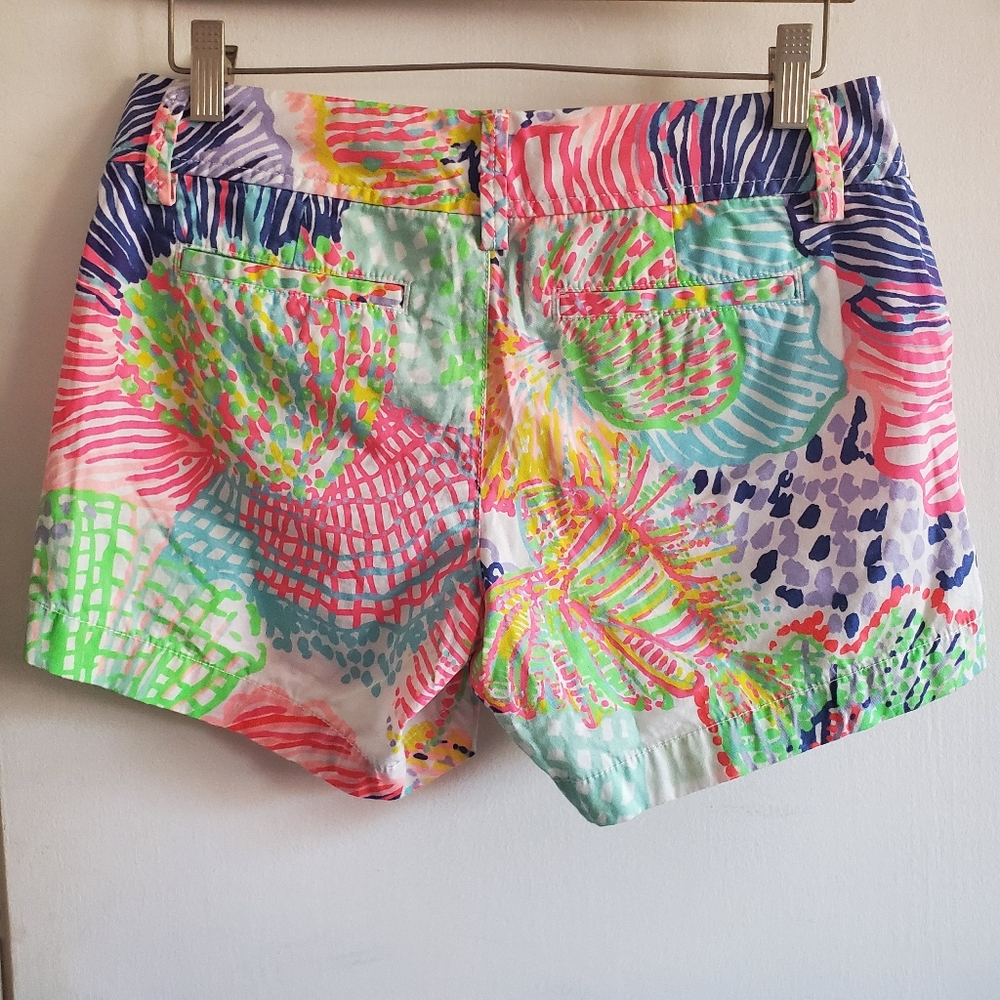 Lilly Pulitzer The Callahan low rise Shorts Roar of the seas size 0 Preppy Beach - Picture 5 of 11